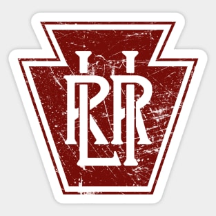 Distressed Long Island Railroad Sticker